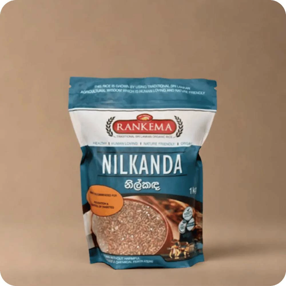 Rankema Nilkanda Organic Sri Lankan Traditional Rice 1Kg