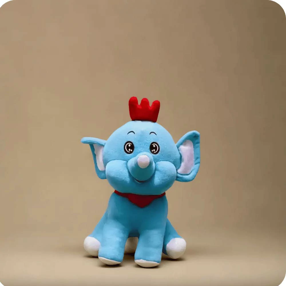 Blue elephant teddy