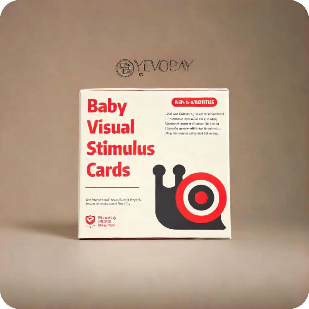Baby Visual Stimulation Card Toy Black White Flash Cards High Contrast Visual Stimulation Learning Toys for Children