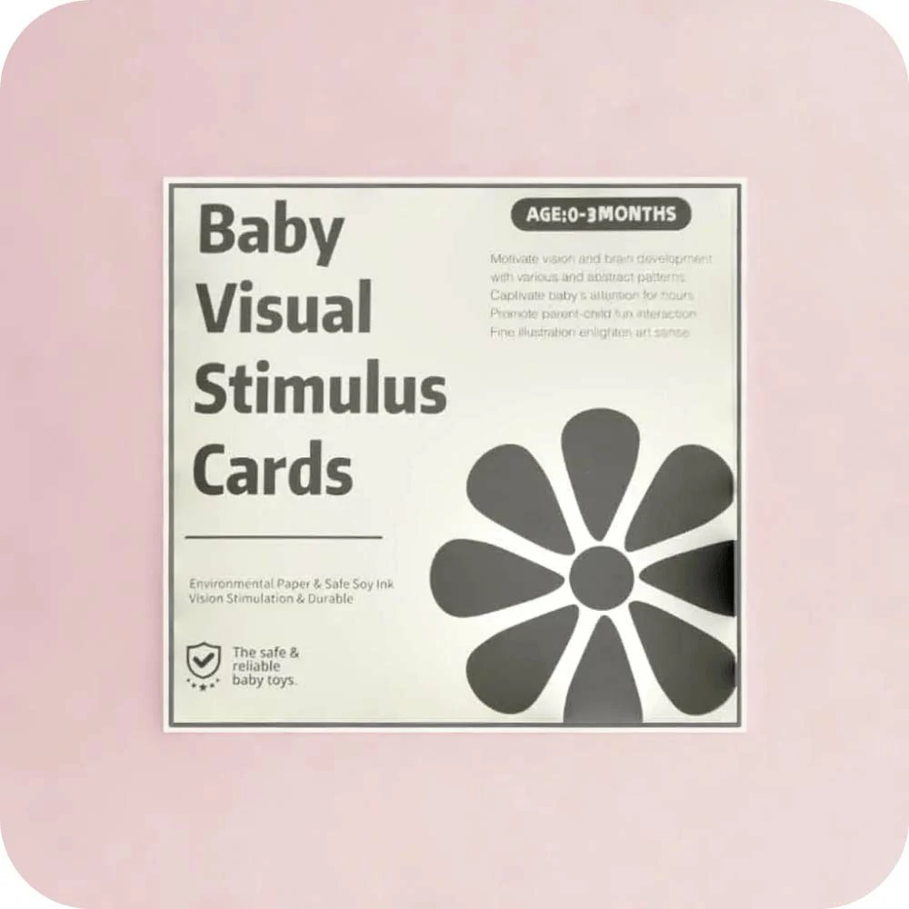 Baby Visual Stimulation Card Toy Black W