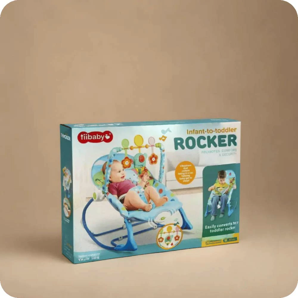 Bouncer Vibration Music 2 Levels Sleeping Pivot Sitting Safety Belt Quisproof Waterproof Pad