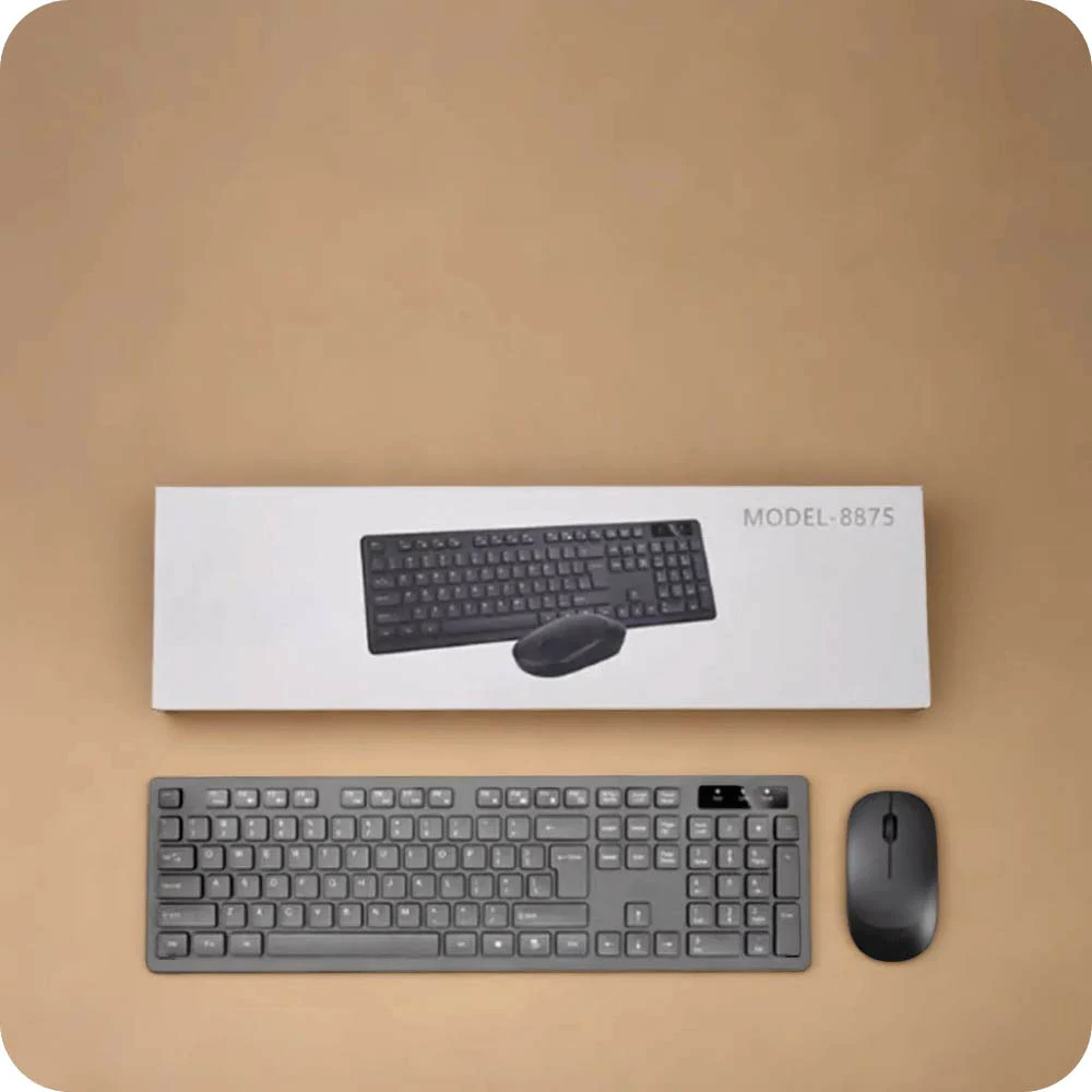 2 in 1 Jedel Keyboard K13, Techpro Mouse JY-2034 TZE-Model 8875 Multi-Device Wireless Keyboard and Mouse Bundle Set