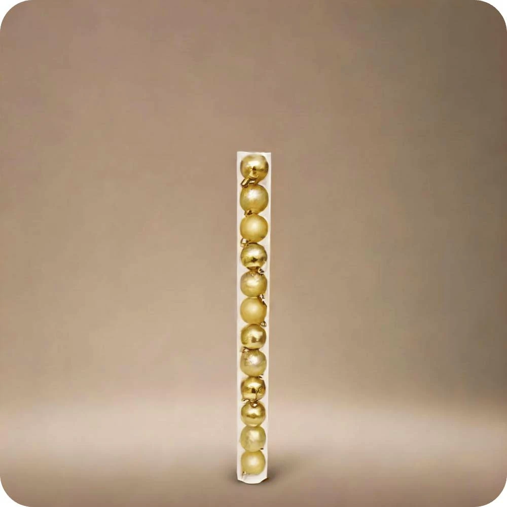 Gold Christmas Ball Ornament Assortment (Set of 12) Large