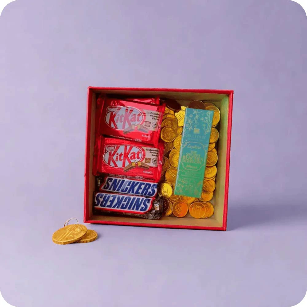 Sweet Choco Gift Box with spa ceylon perfume
