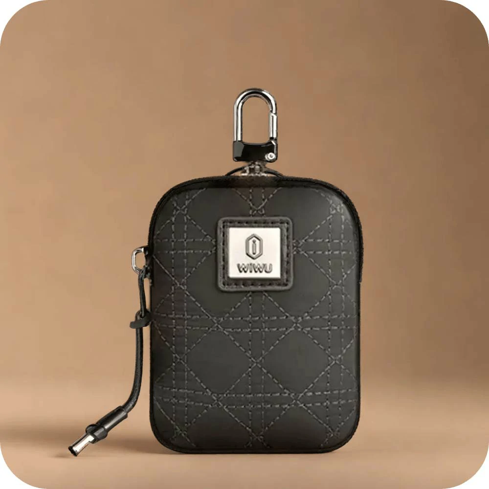 WiWU Q-Pouch Portable mini Cotton Earphone Case