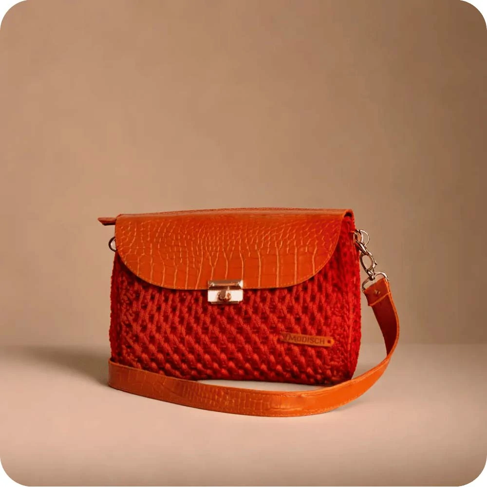 Crochet popup bag