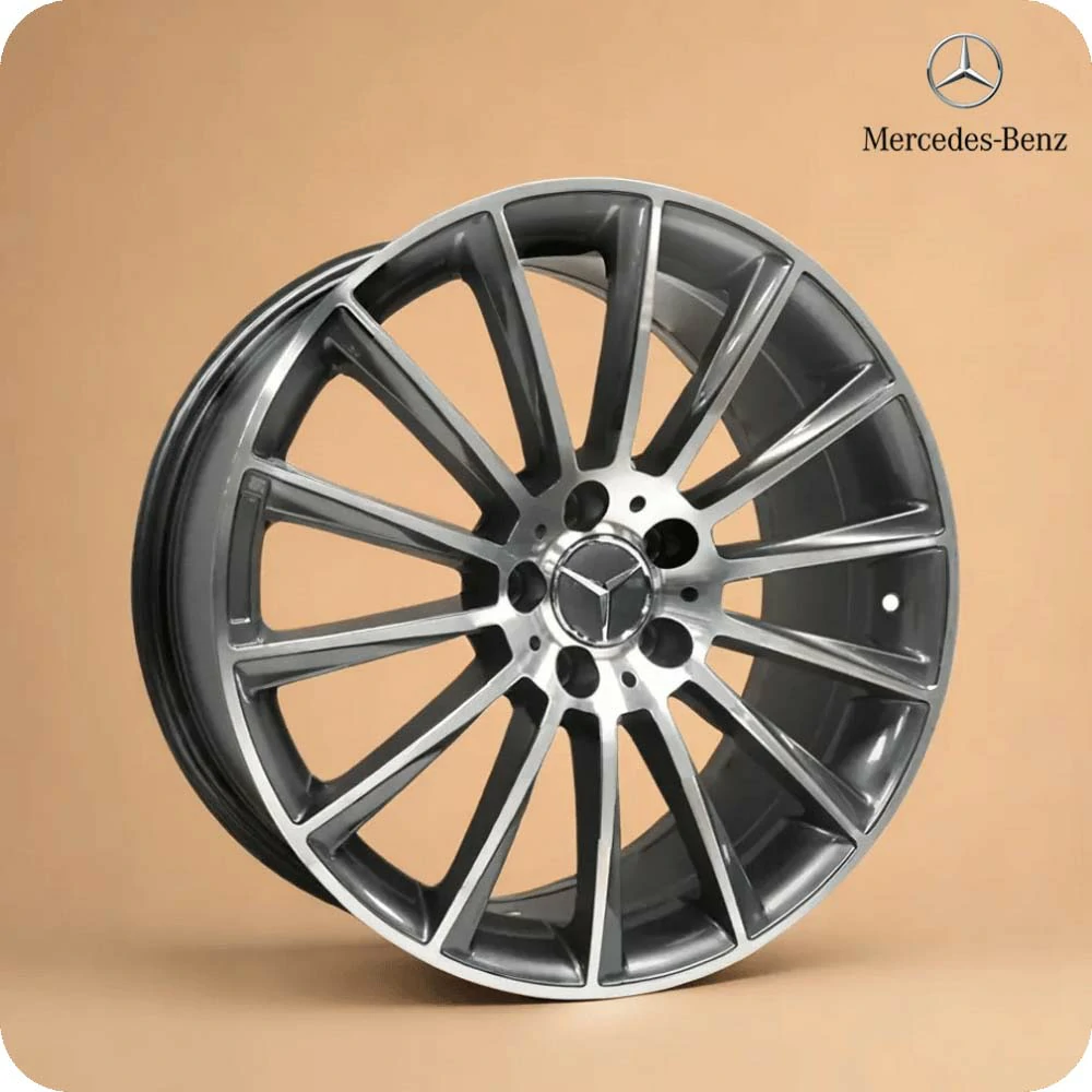19 Inch Gunmetallic Car Wheels - Y0836 - Benz