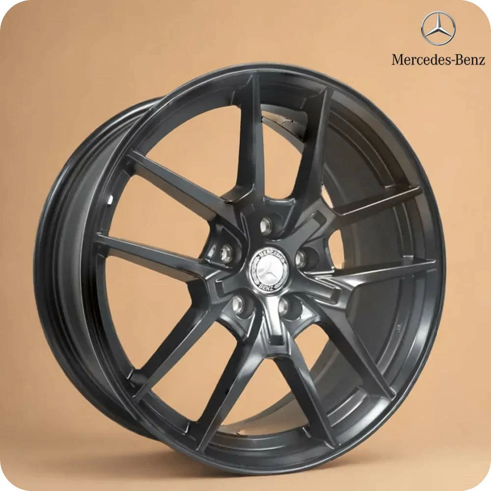 18 Inch Matt Black Alloy Car Wheels - 112 PCD - MODEL ZKX041 - Sri Lanka