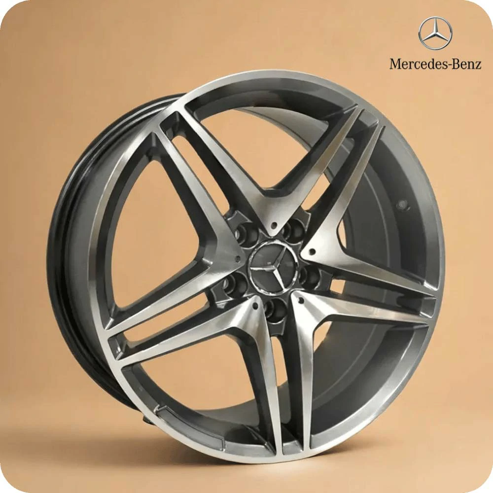 18 Inch Gunmetallic Alloy Car Wheels - 112 PCD - MODEL BK443 -Benz