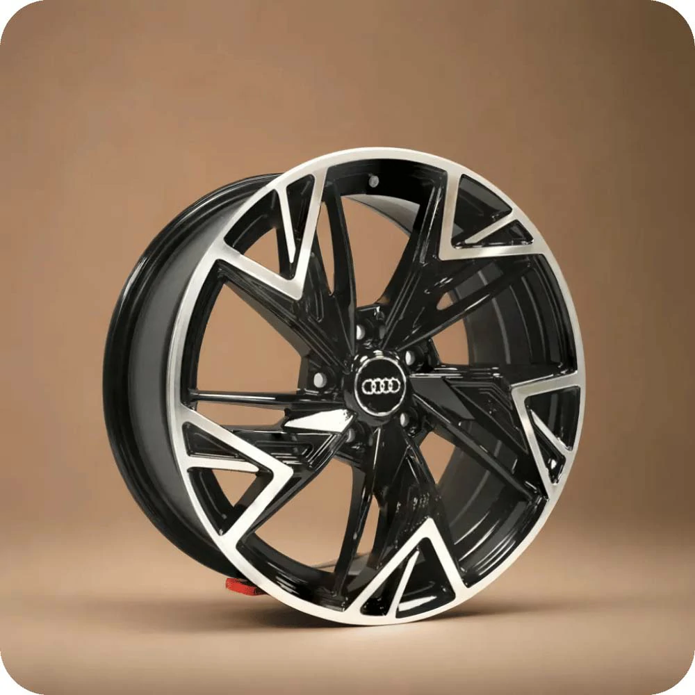 17 Inch Black Machine Face Alloy Car Wheels - 112 PCD - MODEL 175605-YEVOBAY Sri Lanka