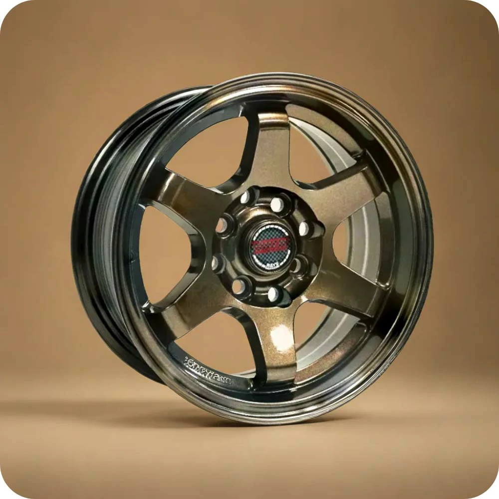 13x6 Inch Bronze Alloy Car Wheels - 8x100/114.3 PCD - MODEL L1693-YEVOBAY | Sri Lanka