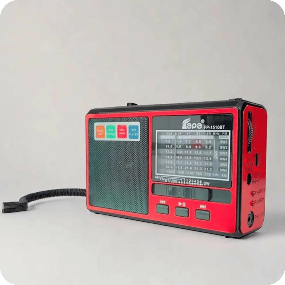 Fope Radio FP-1510BT AM/FM/ Music Player & LED Light