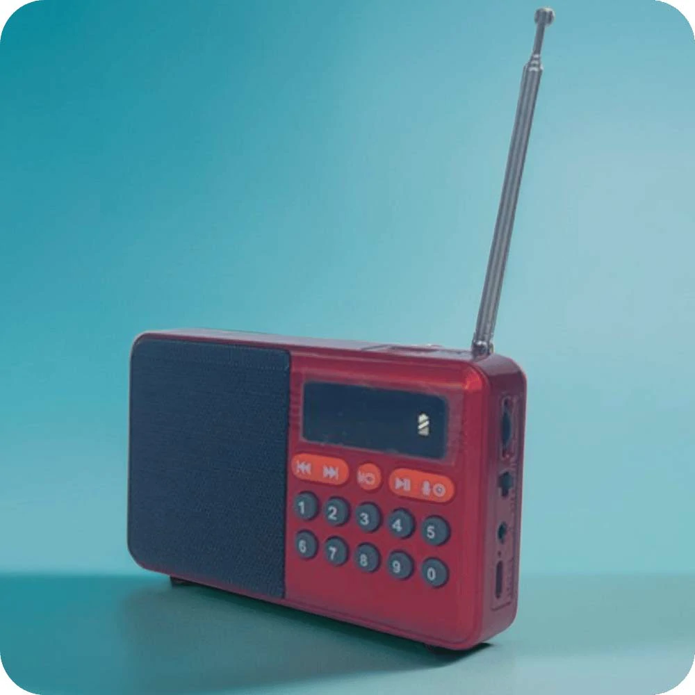 Wireless Radio & Portable Digital Music Player with Bluetooth YSF-006BT