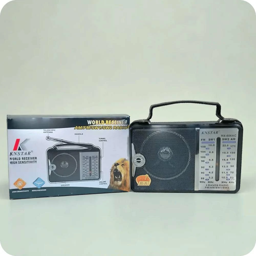 High-Sensitivity Radio KNSTAR RX-606AC World Receiver