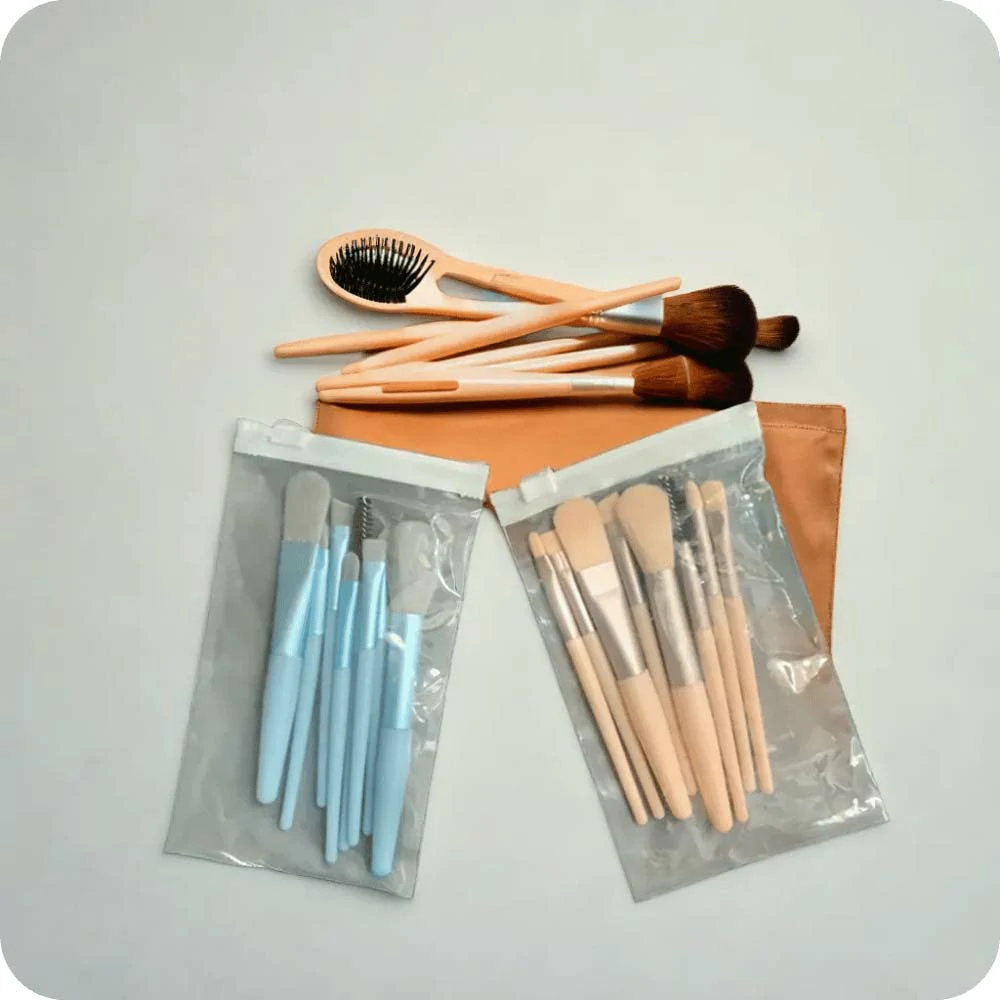 Professional Makeup Brush Set with Travel Pouch 10-Piece