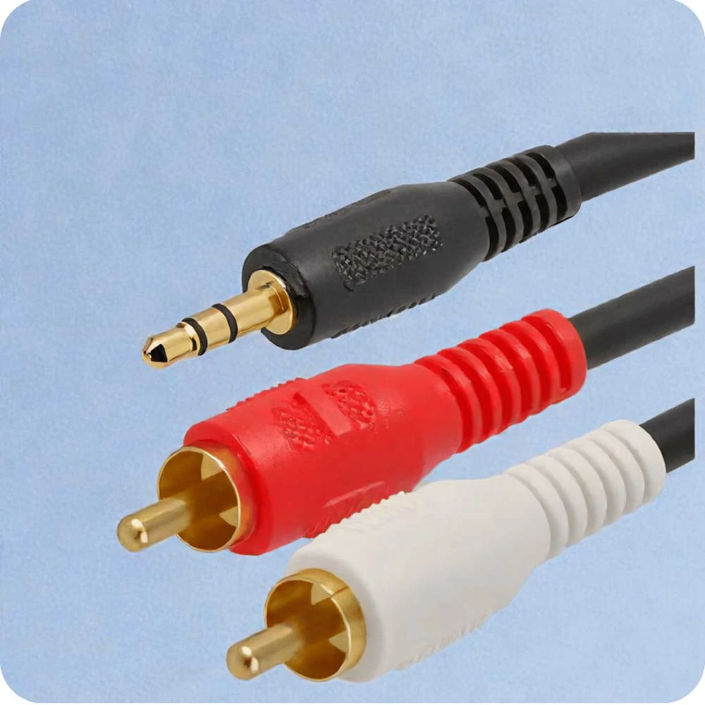 3.5mm to 2RCA Audio Cable (1M)