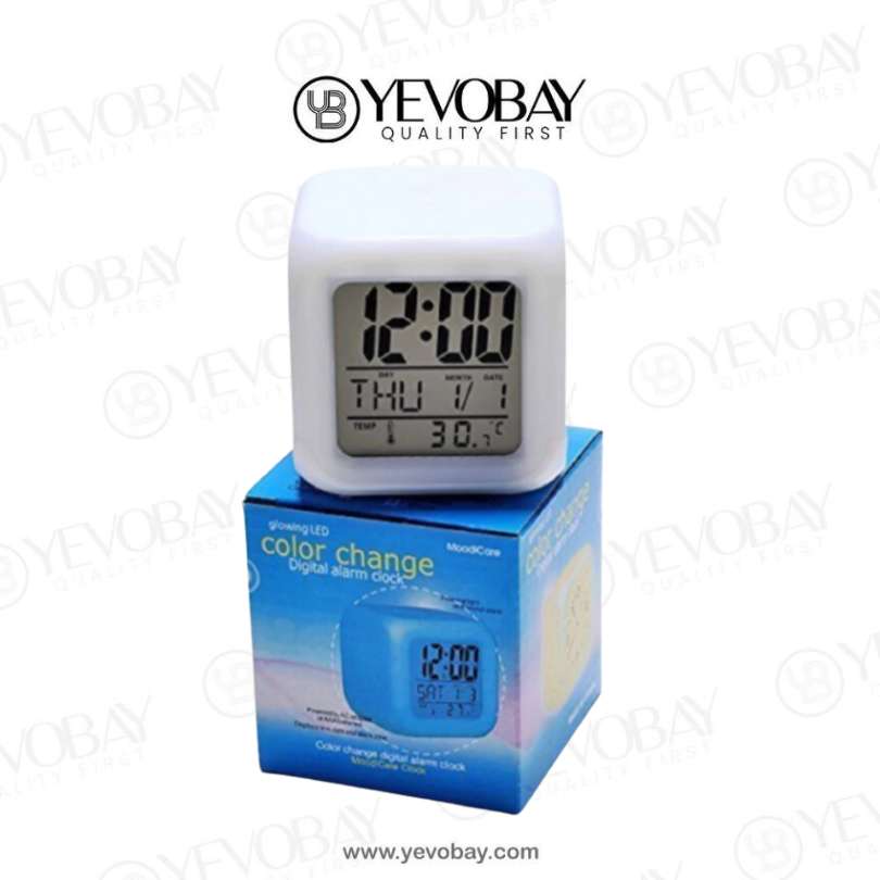 Color Change Digital Alarm Clock