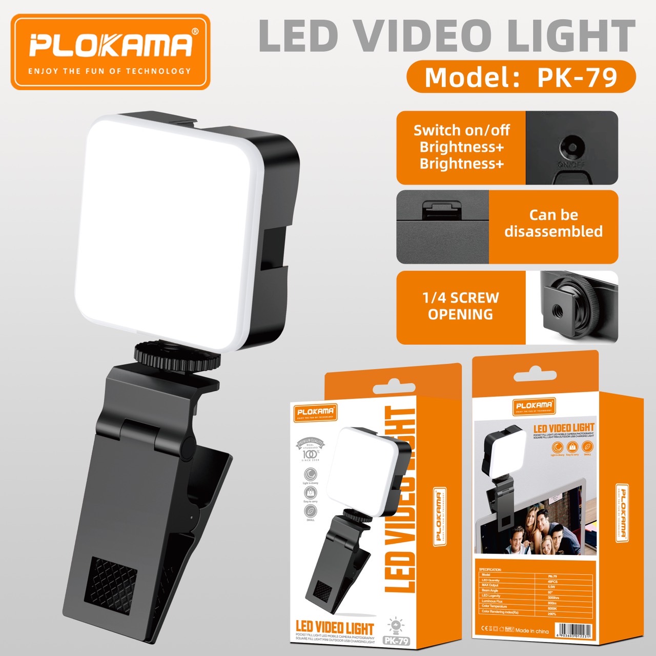PLOKAMA PK-79 LED Video Photography Light | yevobay.com Sri Lanka