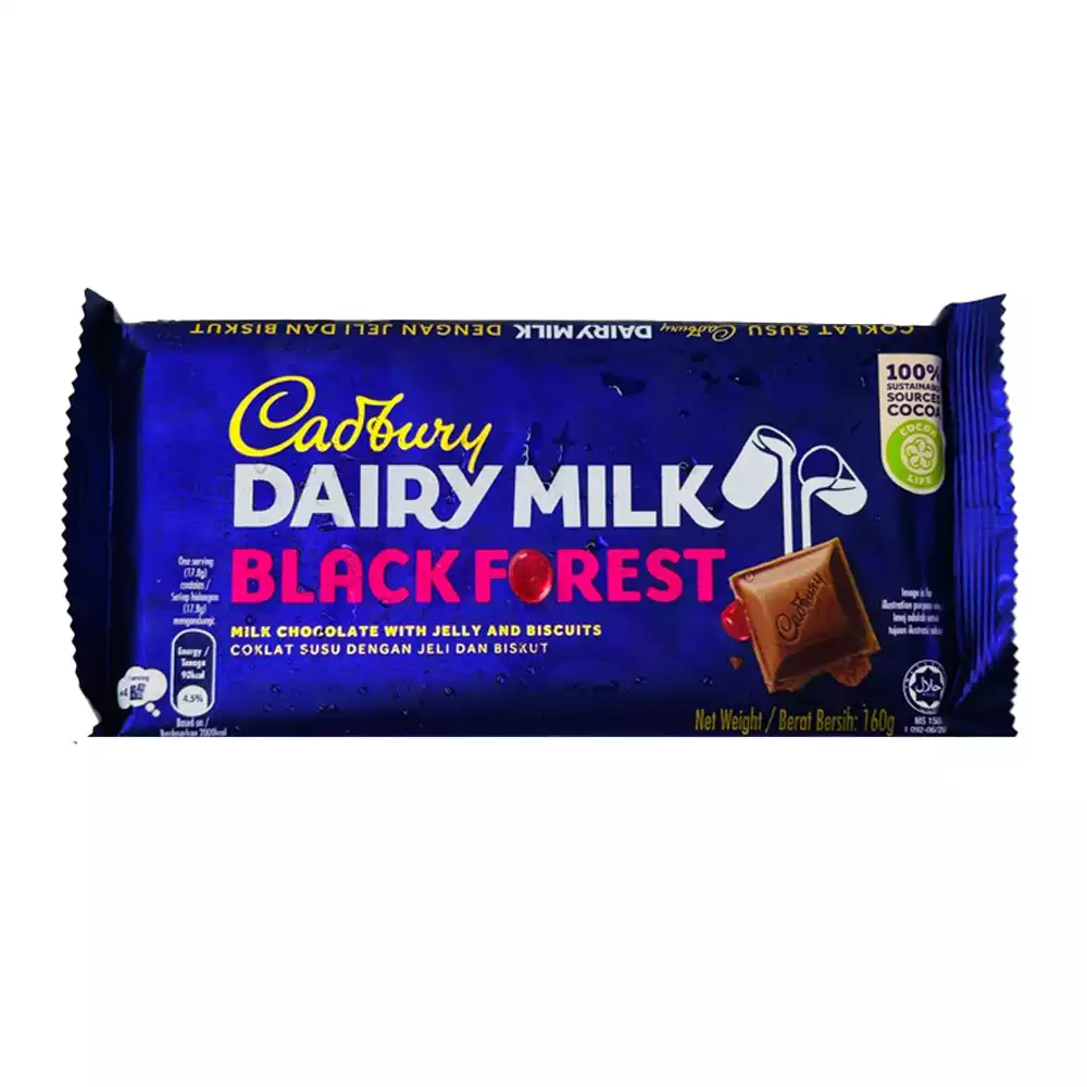 Cadbury Dairy Milk Black Forest 160g