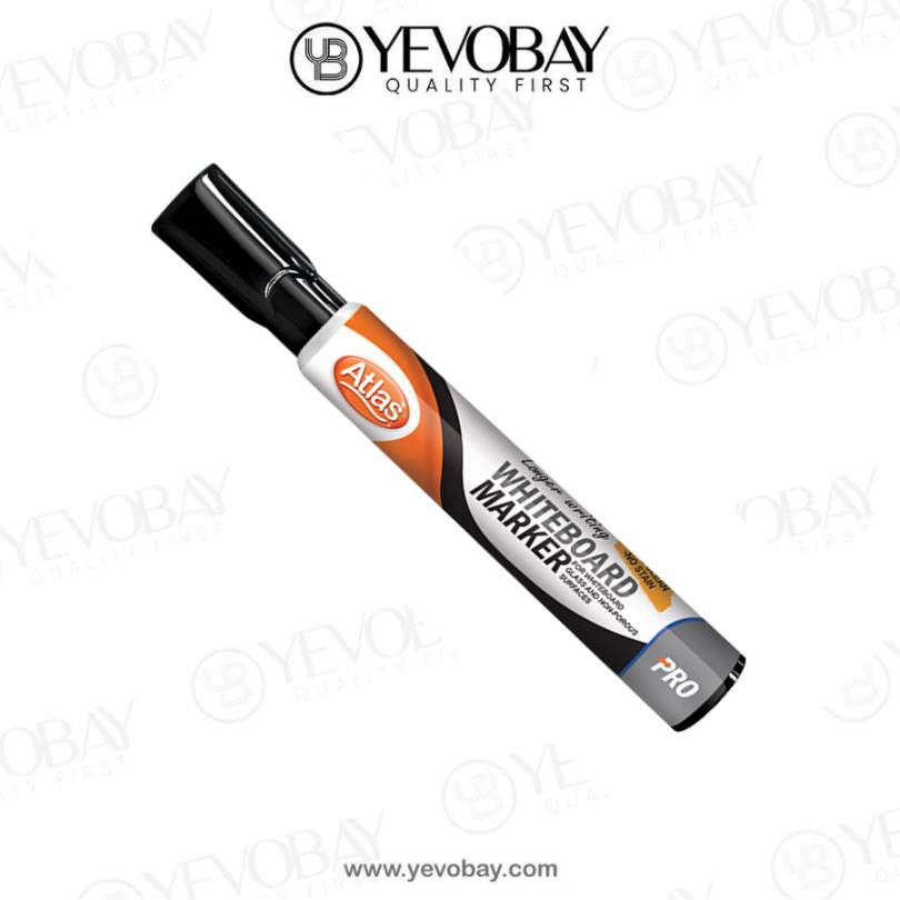 Atlas White Board Marker BLACK