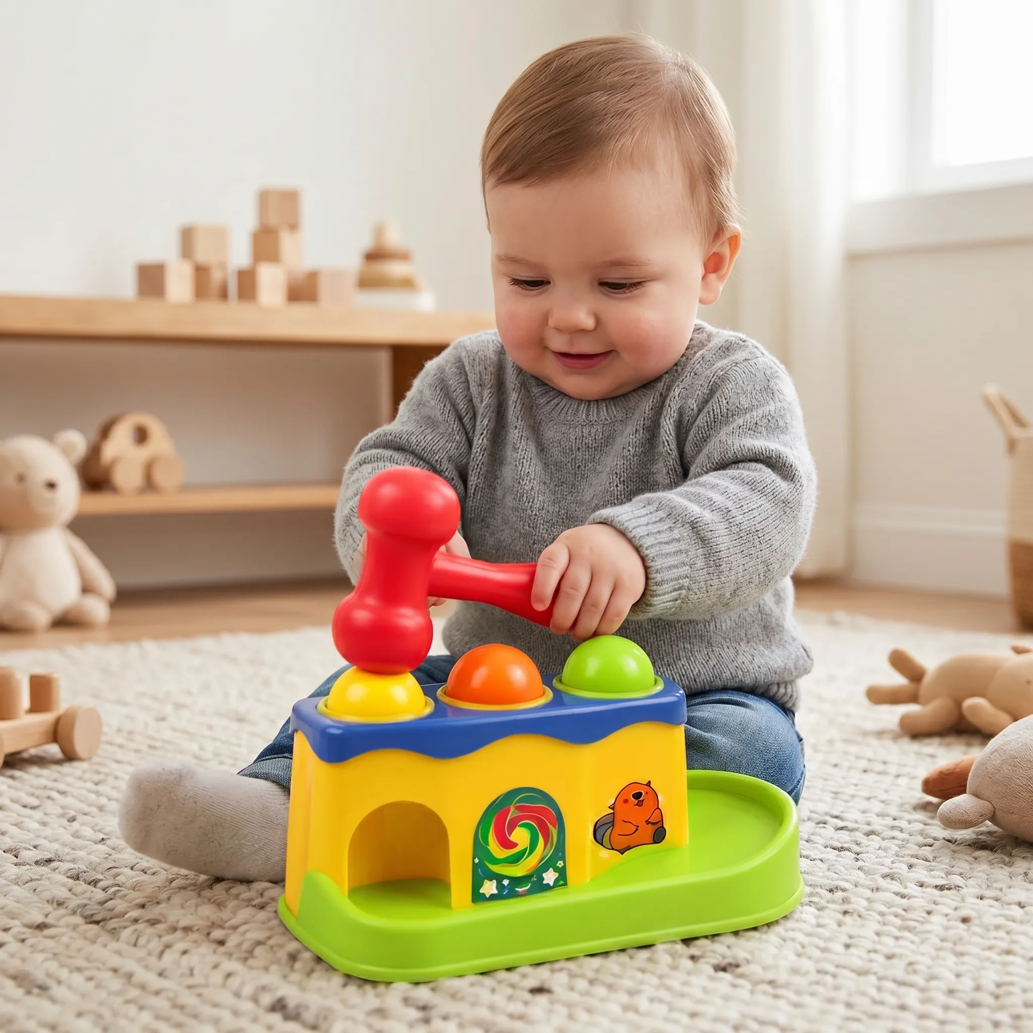 Knock Ball – Hammering Toy - Huanger