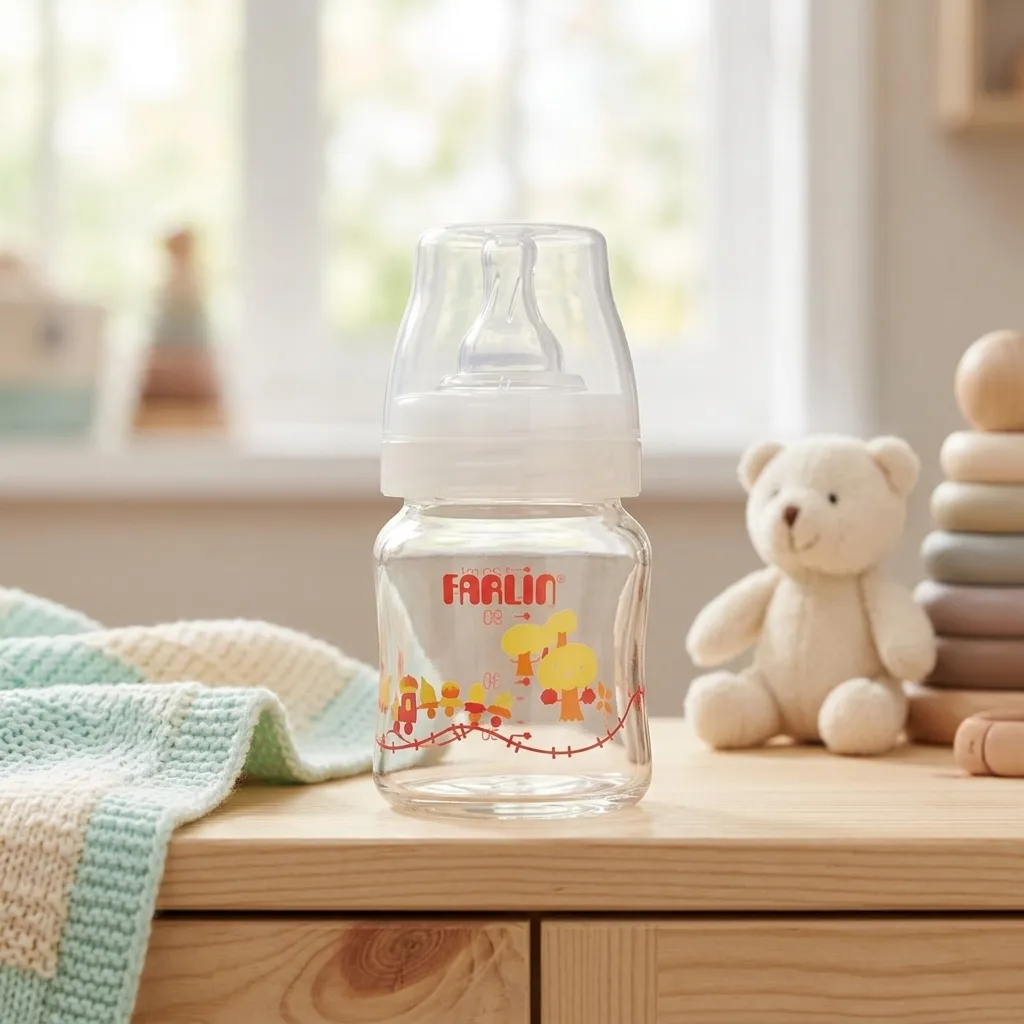 Wide Neck Glass Bottle 120 Ml