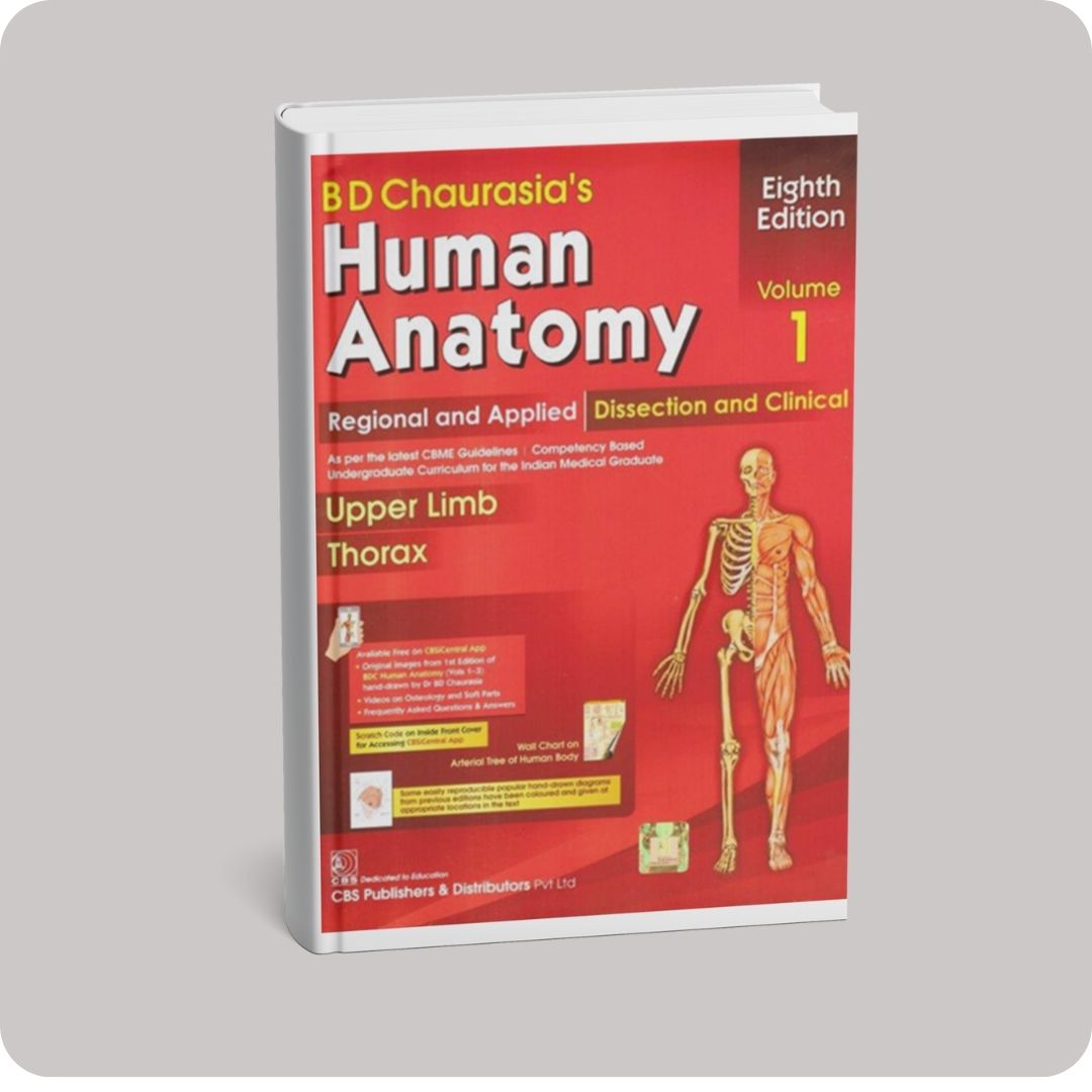 Human Anatomy Volume 1 (B.D.Chaurasia) | YEVOBAY Sri Lanka