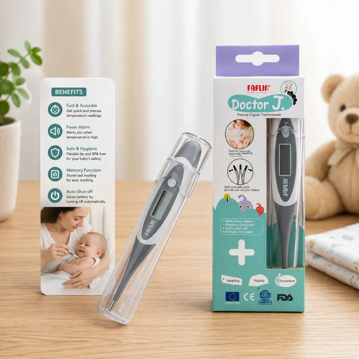 Flexible Tip Digital Thermometer