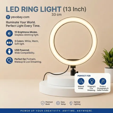 LED Ring Light (13 Inch) 33 cm