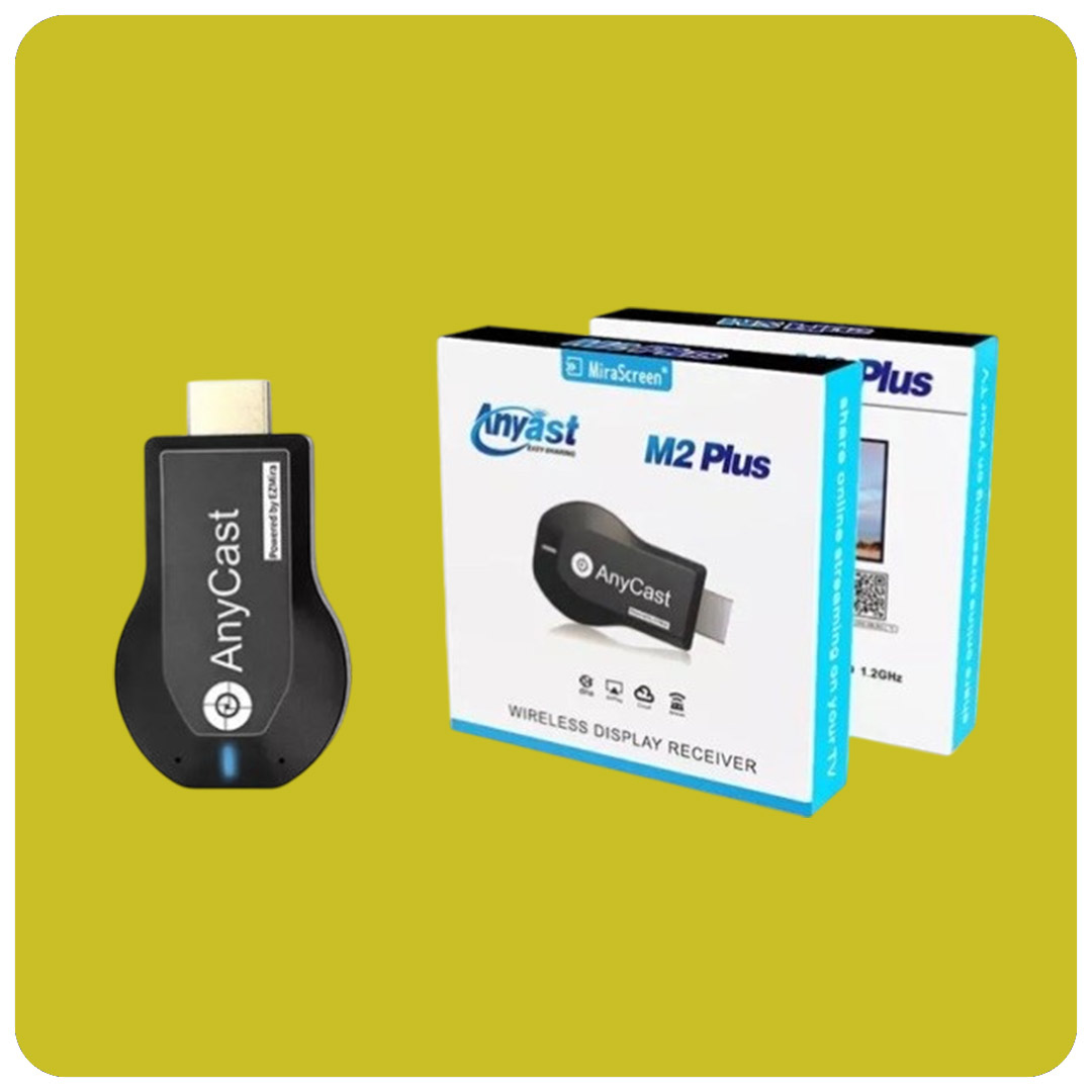 AnyCast M2 Plus WiFi Display Dongle – 1080P HDMI, Airplay, Miracast, DLNA