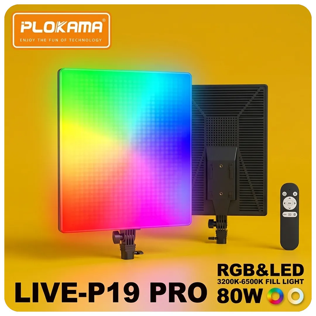 Plokama LIVE-P19 Pro 80W RGB & LED Fill Light
