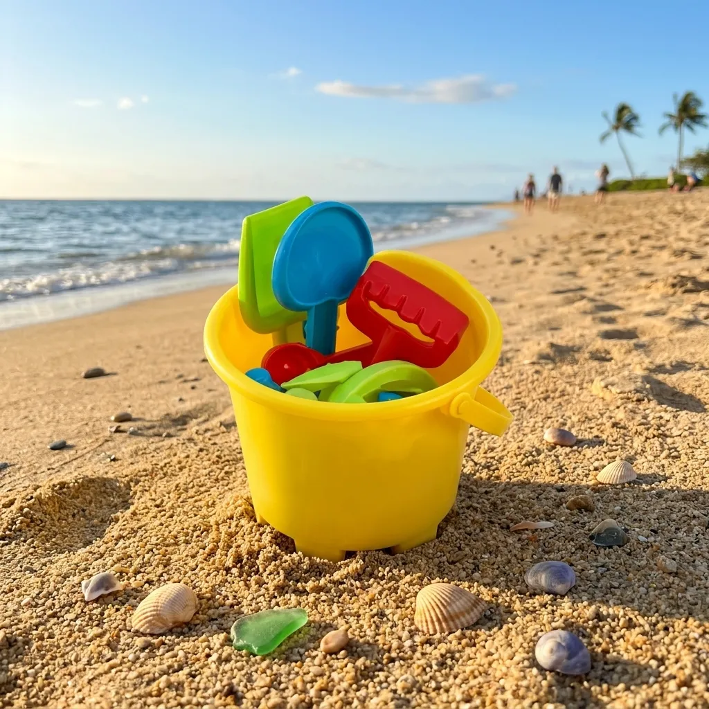 Beach Toys Basket & Tools