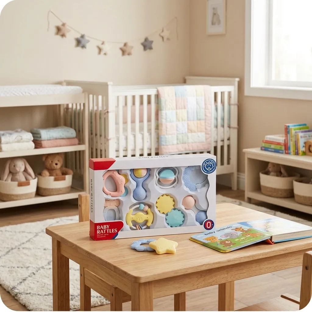 HUANGER Baby Rattles - 8Pcs