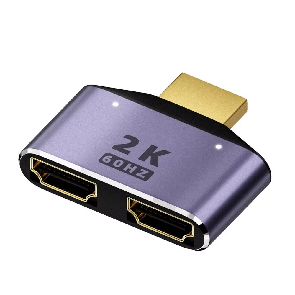 Dual Monitor Adapter HD 2K Output Indicator Adapter