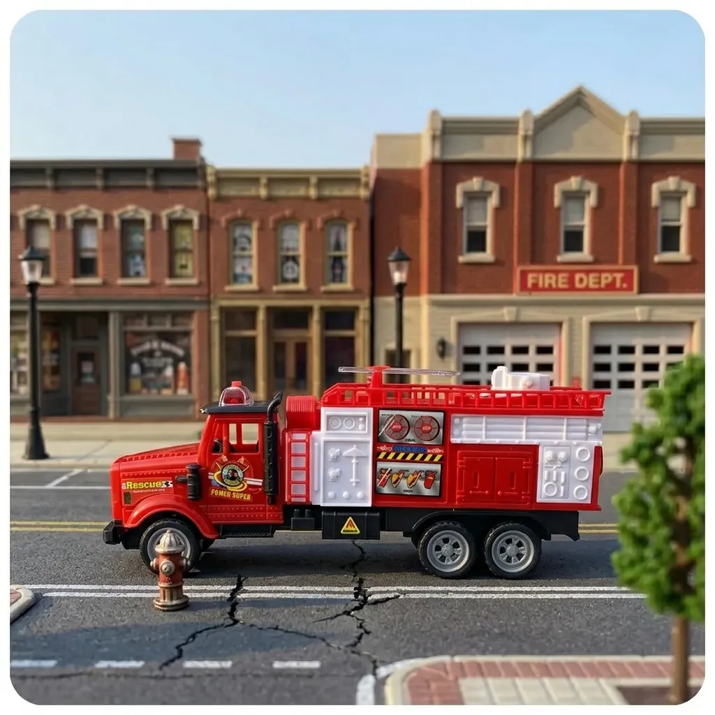 Fire Truck Toy Red