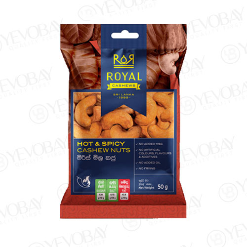 50g Hot & Spicy Cashew Nuts Pack