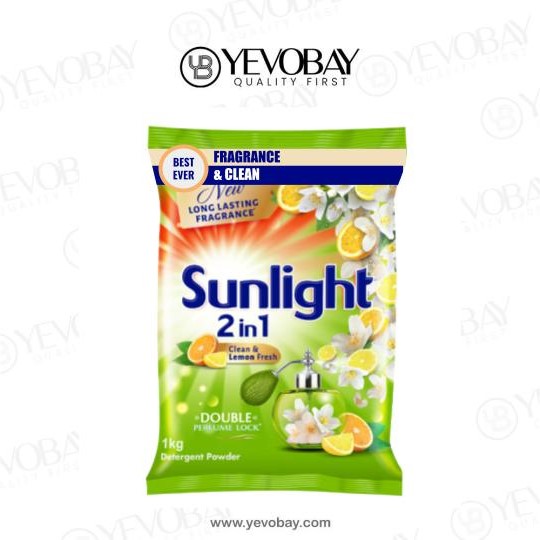 Sunlight Best Ever Fragrance & Clean Washing Powder 1Kg - www.yevobay.com