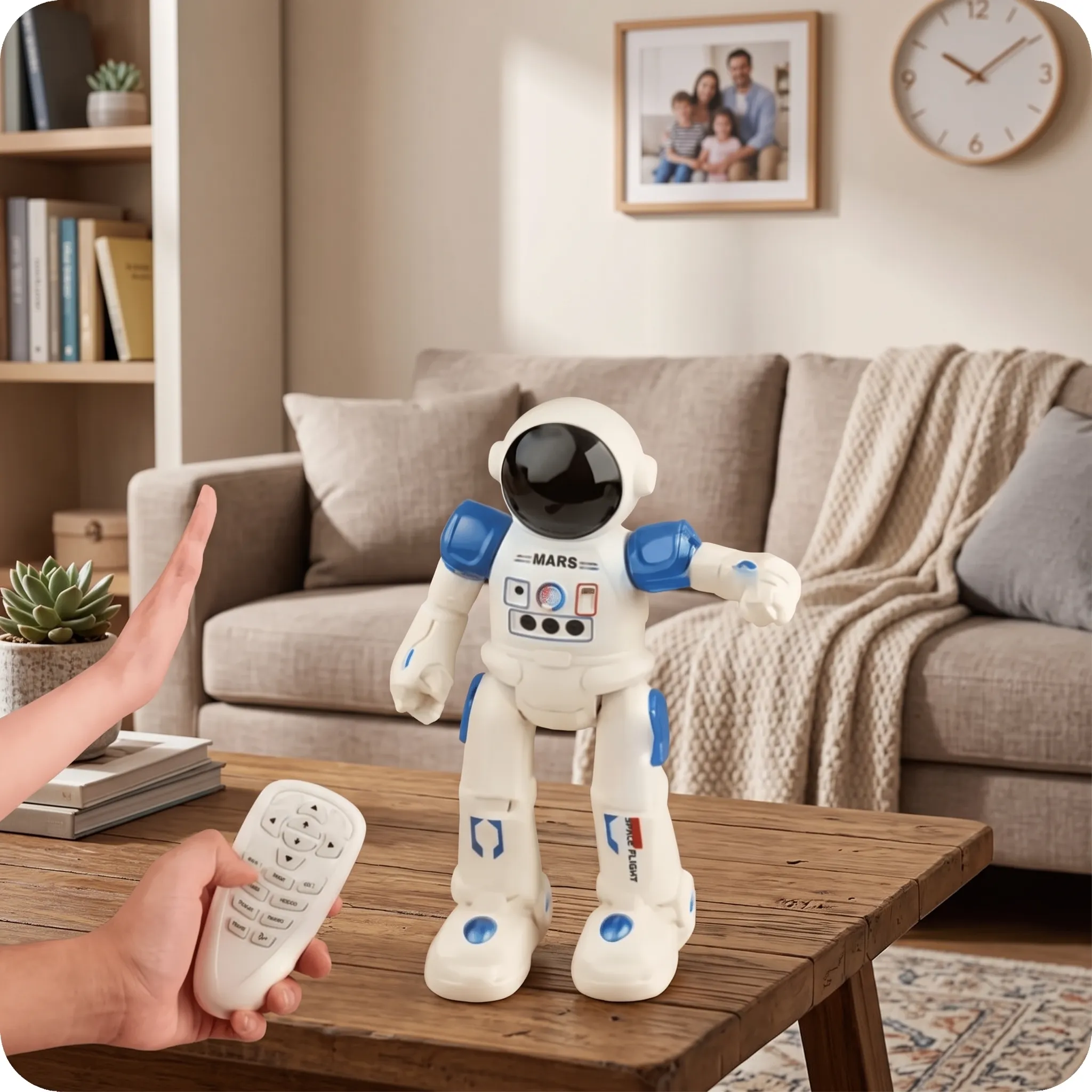 Smart Astronaut Space Robot With Remote Control And Gesture Sensing USB Charger