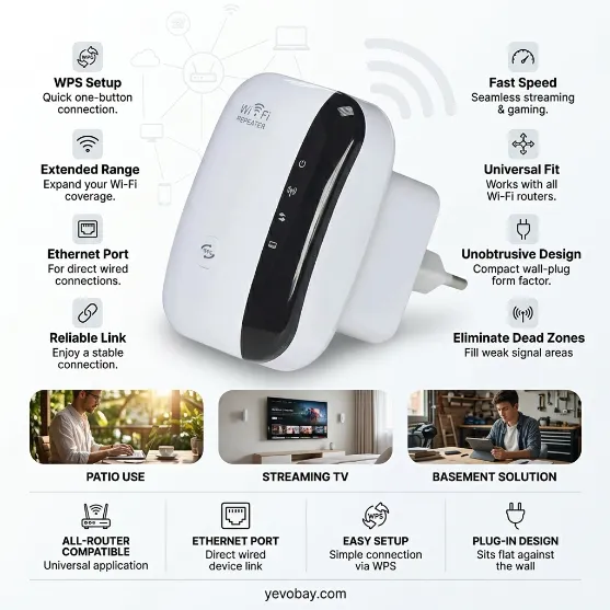 Wireless-N WiFi Repeater