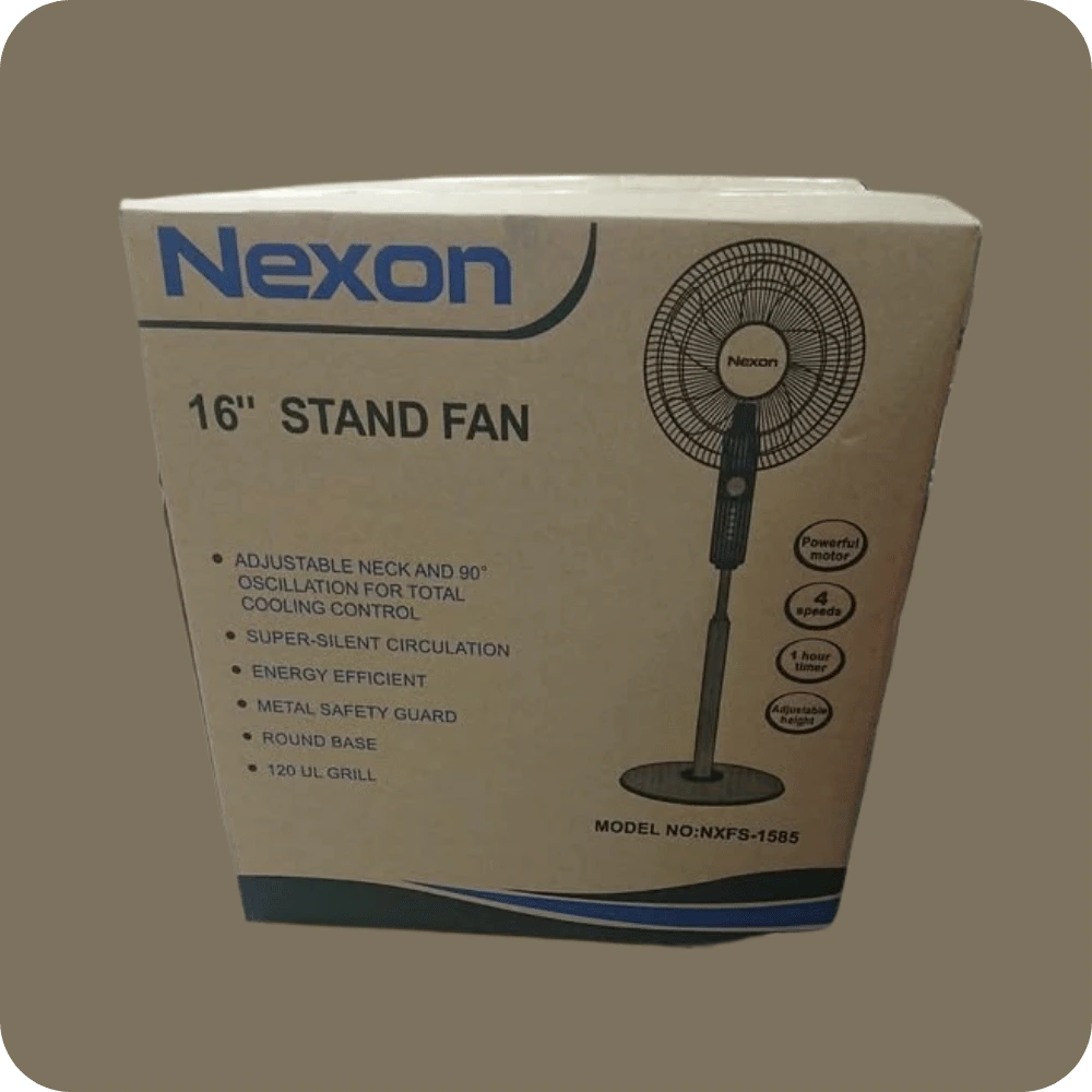 Nexon 16 Inch Stand Fan (NXFS-1585) | YEVOBAY Sri Lannka