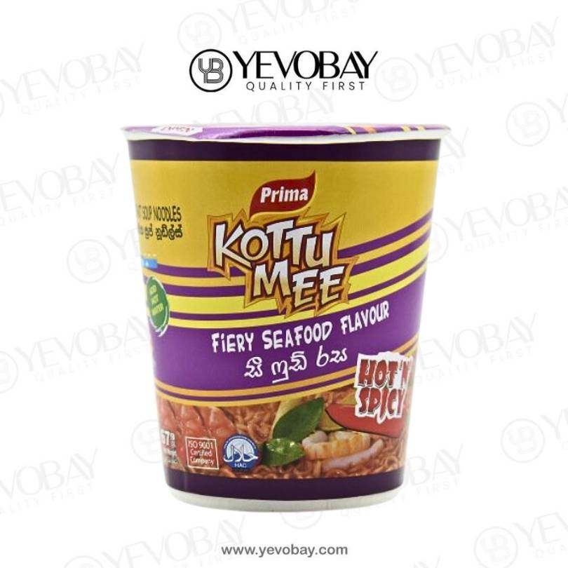 Prima Kottu Mee Noodles Cup - Fiery SeaFood Flavoured