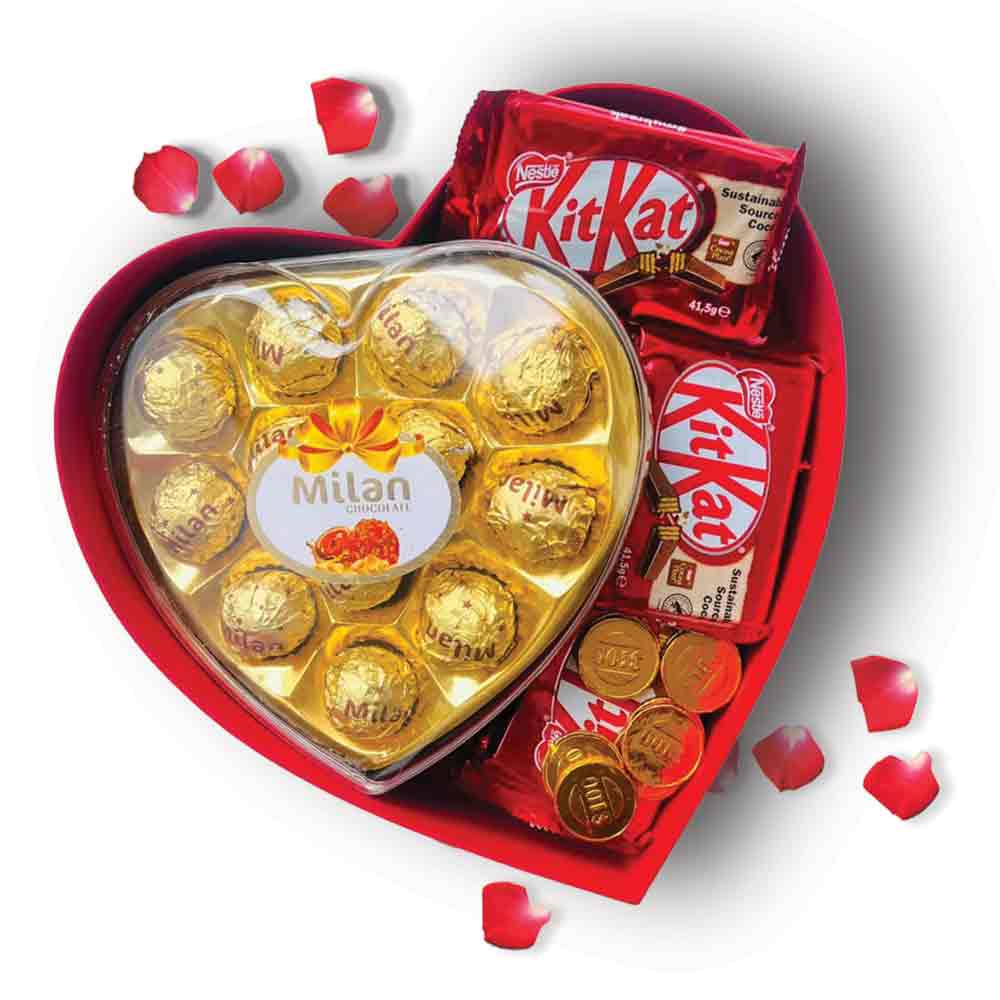 Golden Kit Kat Treats Gift Box