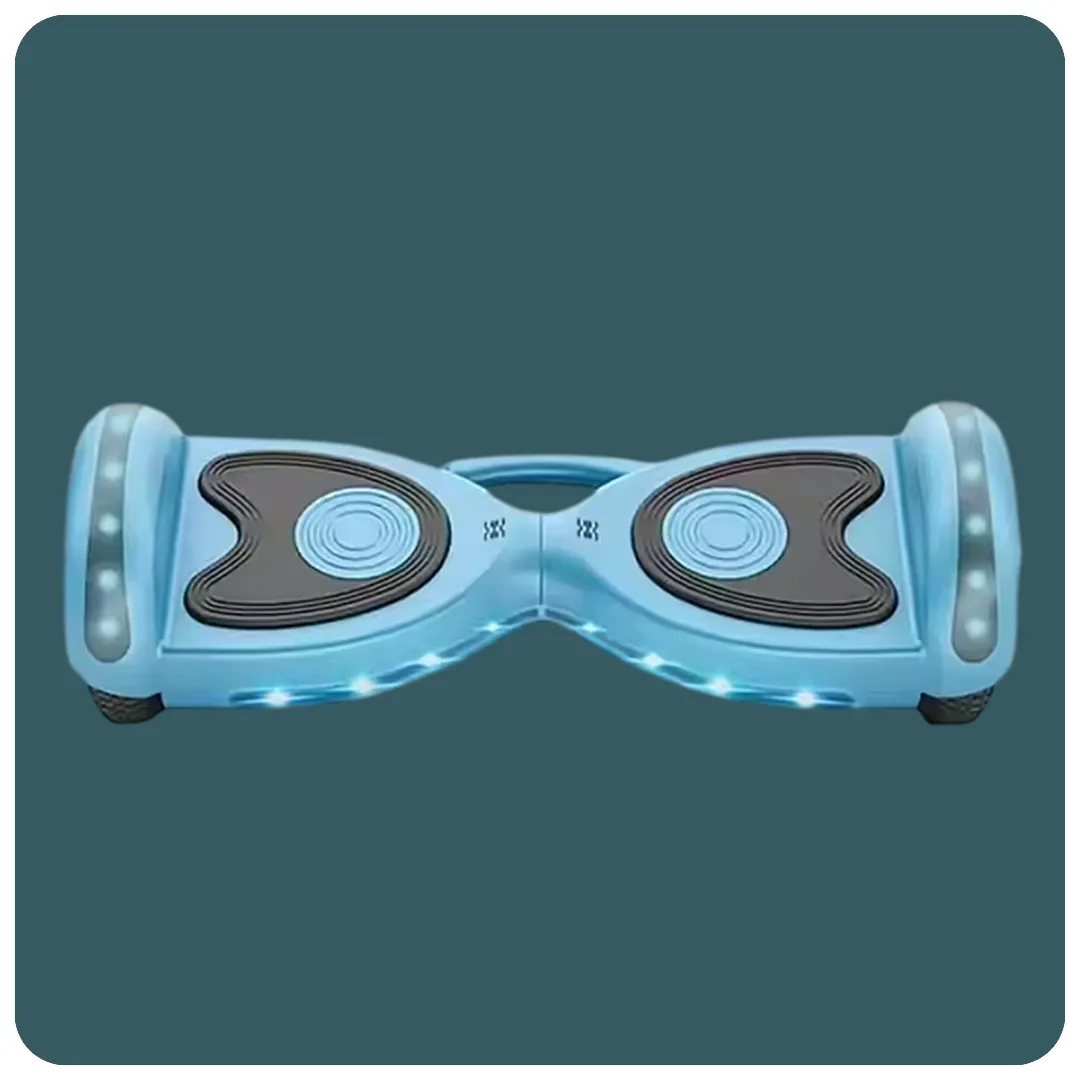 Hover Board with Off-Road 8 inch Wheels LED Lights Self-Balancing Electric Scooter (8-Wheel Hummer Model)