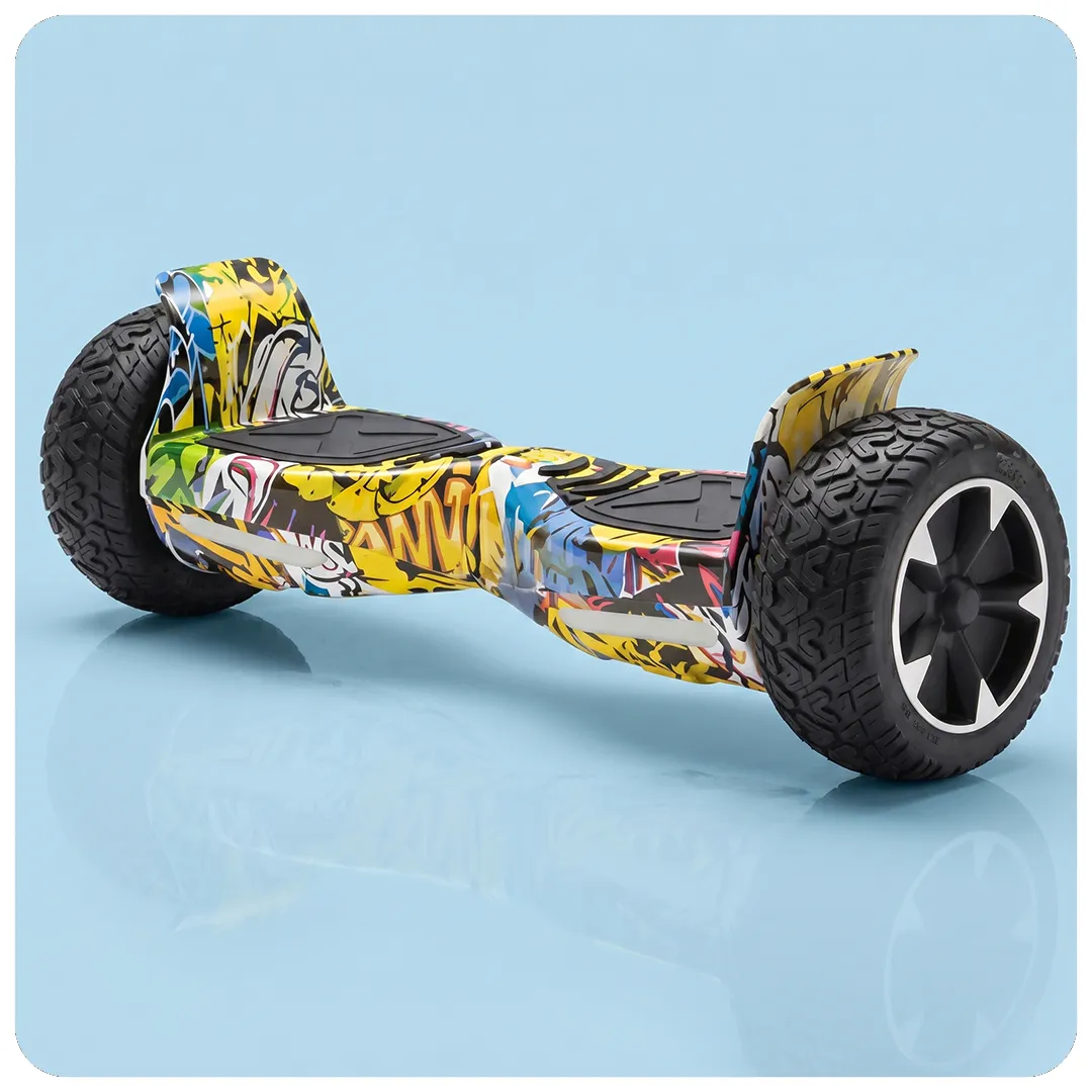 Hover Board Off-Road with Off-Road 8 inch Wheels LED Lights Self-Balancing Electric Scooter