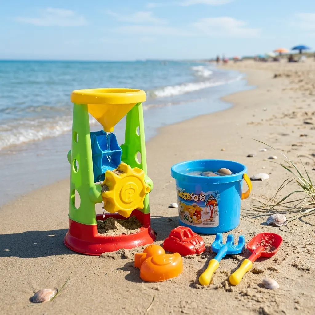Beach Toys Bucket set - Sand Funnel