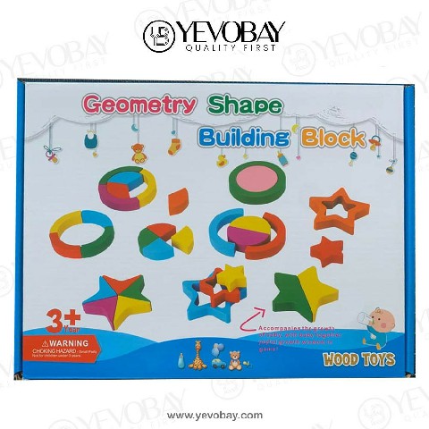 Geometry Shape Building Block | Educational Wood Toy