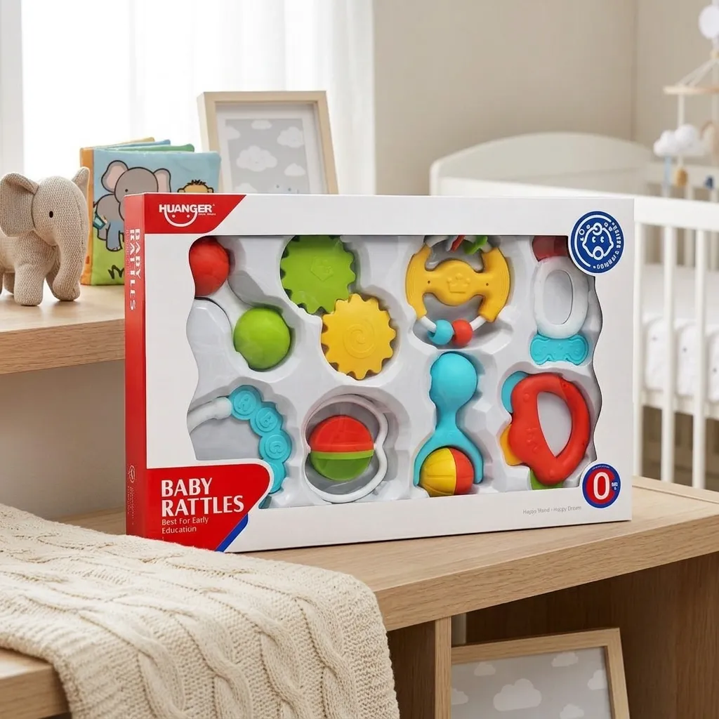 HUANGER Baby Rattles - 8Pcs