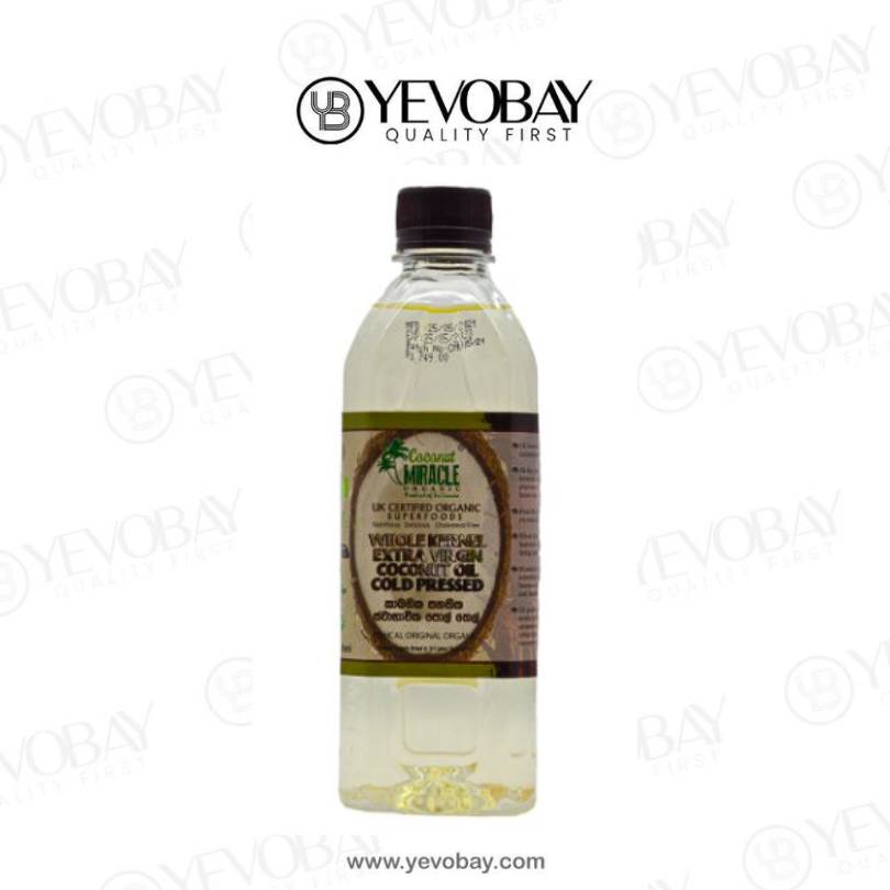 Miracle Whole Kernel Extra Virgine Coconut Oil 500ml