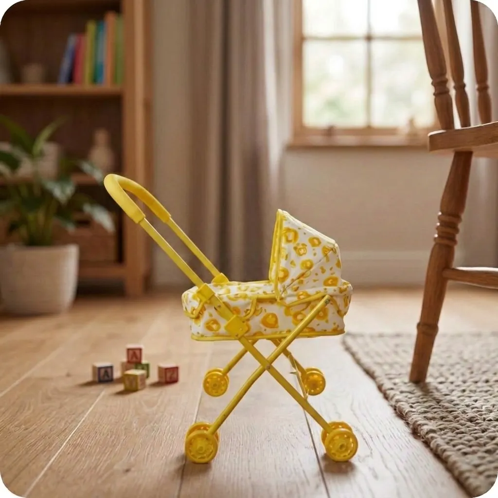Baby Doll Stroller With Handle Baby Girl Play House Doll Toy For Children