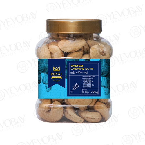 250g Salted Cashew Nuts – PET Bottles